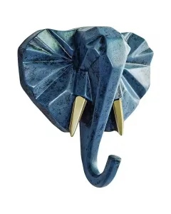 Fogas (elefánt alakú, kék/arany)