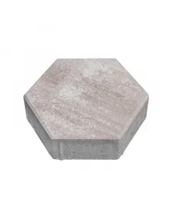 Hatszögletű forma 6 cm vastagságú kakaóbab színben csúszás- és kopásálló fagy- és szórósóálló  