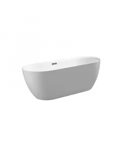 Balneo szabadonálló fürdőkád 170 x 75 cm méretben 3 mm japán akril bevonat, teljes vastagság 5 mm ergonomikus fekvőfelület hőmegt