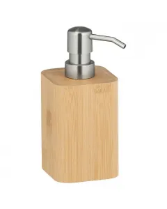 WENKO Szappanadagoló BAMBUSA (bambusz) Wenko szappanadagoló bambusz anyagból folyékony szappanhoz vagy kézfertőtlenítőhöz 220 ml űrtartalom kompatibilis a bambusa fürdő