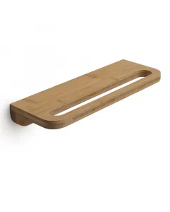 Gedy polc 40 cm szélességgel 100% bambusz polc törölközőtartóval  ideális kisebb és közepes fürdőszobákhoz harmonizál a himal