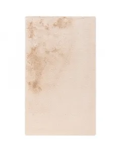 Lalee happy fürdőszobaszőnyeg 67 x 110 cm, bézs színben finom puhaságú, selymesen lágy tapintású felület sűrű szövésű, hossz