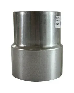 Átmérő: 130-120 mm Égéstermék-elvezető rendszerelem könnyen csatlakoztatható aluminizált