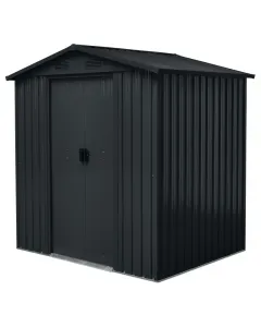 Alapterület: 2,59 m2 anyag: horganyzott acél dupla tolóajtóval nyeregtetős kivitel