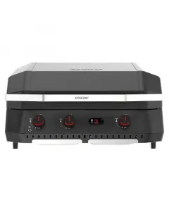 COZZE Plancha 800 COMBO asztali gázgrill és rostlap (3 égős) Cozze plancha 800 combo gázgrill és rostlap 3 égős grill és plancha egyben – sokoldalú sütési lehetőségek 3 égő, 9,5 kw teljes