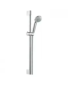 HANSGROHE CROMETTA VARIO - zuhanyszett (2 funkciós) 2 funkciós zuhanyfej falirúd 91,5 cm-es rözítésipont-távolsággal maximális átfolyási mennyiség: 17 l/perc Állítható magasság