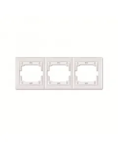 Mentavill mv5 vízszintes hármas keret vízszintesen szerelhető ip20 védettség fehér színű