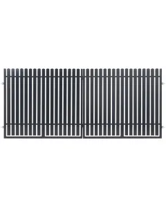 Polbram rÁba kétszárnyú kapu, anthrazit (400x147cm) galvanizált acél kétszárnyú kapu színe: antracit (ral7016) korrózió elleni v