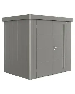 Alapterület: 3,6 m2 gerincmagasság: 220 cm falmagasság: 208 cm, falvastagság: 0,5 mm lapos tetős, dupla ajtós kivitel szállítás