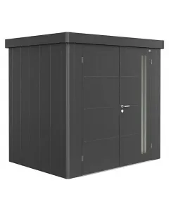 Biohort kerti tároló dupla ajtós, modern és praktikus kialakítással alapterület: 3,6 m² minden kerti eszköznek tető: lapos, 150 k