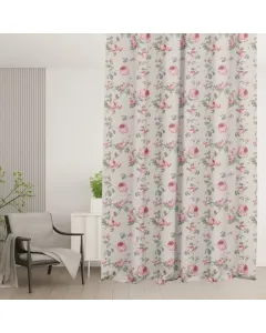 Rovitex készfüggöny vintage rózsa mintával anyaga: 70% pamut, 30% poliészter rejtett füles behúzóval természetközeli, elegáns m