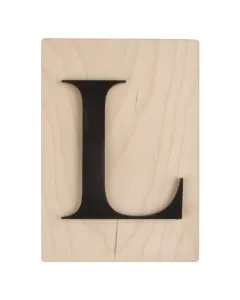 Rayher dekor betű scrabble stílussal 10,5 cm x 14,8 cm méret, 4 mm vastag alap 3 mm vastag betű egyedi fali vagy ajtódekorációkhoz fe