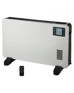 Konvektor 2000 w teljesítménnyel, három fokozattal termosztát és digitális kijelző a pontos beállításhoz túlmelegedés elleni vé