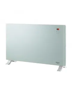 Konvektor 2000 w teljesítménnyel és led-kijelzővel Üveg előlap modern, letisztult megjelenéssel termosztát és időzítő az energia