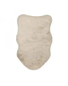Lalee happy shape - műszőrme szőnyeg (bézs, 60x90 cm)