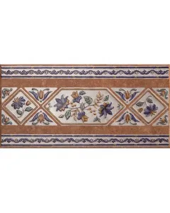 Mariola - dekorcsempe (ocre, 16,5x33,3cm)