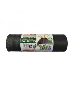 Háztartási célra Újrahasznosított pe szemeteszsák zárószalaggal 10 db/csomag