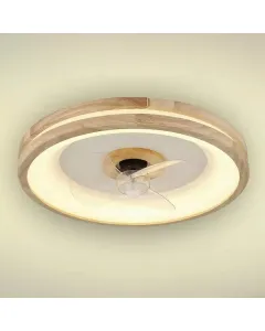 Santana mennyezeti ventilátor beépített led-fényforással teljesítmény: 50 w fényáram: 2250 lm szabályozható fényerő és szí