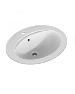 Ideal standard mosdókagyló beépíthető kivitel 56 cm széles ovális forma túlfolyóval  tartós anyagból