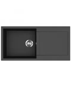 Evido cubo xl 6s antracit színű mosogatótálca  mérete: 1000 x 500 / 200 mm hagyományos, felülről történő beépítés  forgatha