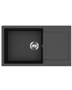 Evido cubo xl 6s compact antracit mosogatótálca mérete: 860 x 500 / 220 mm hagyományos, felülről beépíthető kivitel forgatható med