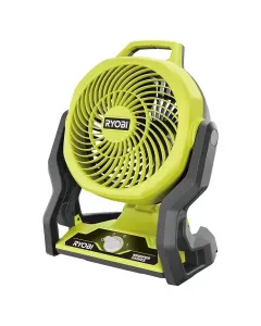 18 v-os ryobi akkus ventilátor whisper technológia a csendes működésért 3 sebességfokozat (930 / 1600 / 1900 ford./perc) akár 35 ó