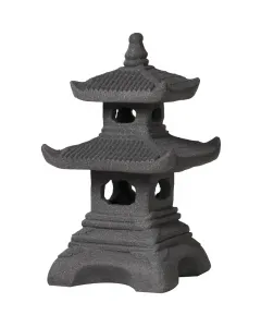 Pagoda dekoráció (szürke,30x30x50cm)
