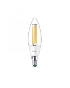Philips - led-fényforrás (e14, 2,3w, gyertya, átlátszó, természetes fehér)