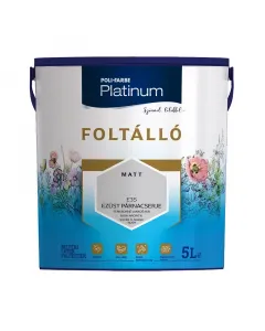 Poli-farbe platinum foltÁllÓ - beltéri festék - ezüst párnacserje 5l