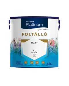 Poli-farbe platinum foltÁllÓ - beltéri festék - fehér 2,5l