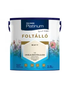 Poli-farbe platinum foltÁllÓ - beltéri festék - vanília árnyékliliom 2,5l