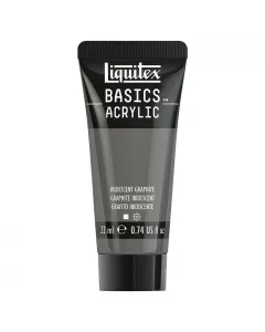 Liquitex basics akrilfesték irizáló grafitszürke színben magas pigmentáció és színtisztaság magas minőség széleskörű felhasz