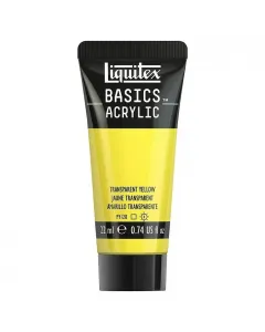 Liquitex basics akrilfesték permanens sárga színben magas pigmentáció és színtisztaság magas minőség széleskörű felhasználhat