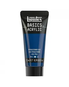 Liquitex basics akrilfesték phthalocyanine kék színben magas pigmentáció és színtisztaság magas minőség széleskörű felhasznál