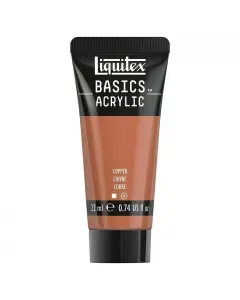Liquitex basics akrilfesték réz színben magas pigmentáció és színtisztaság magas minőség széleskörű felhasználhatóság a term