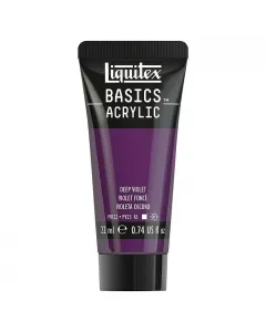Liquitex basics akrilfesték sötét lila színben magas pigmentáció és színtisztaság magas minőség széleskörű felhasználhatósá