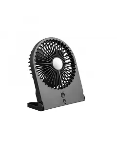 Asztali usb-s ventiláror 19 cm átmérővel modern dizájn 3 sebességfokozat Állítható dőlésszög működés akkumulátorról vagy us