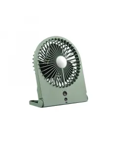 Asztali usb-s ventiláror 19 cm átmérővel modern dizájn 3 sebességfokozat Állítható dőlésszög működés akkumulátorról vagy us