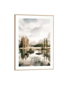 Slim frame - falikép (vízpart, 30x40cm)