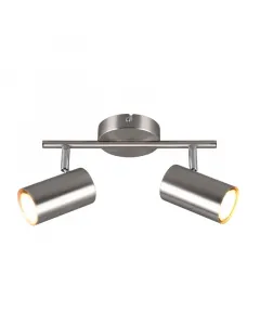 Reality spotlámpa 2 x max. 35 w-os gu10-es foglalattal ip20-as védettség matt nikkel kivitel modern megjelenés