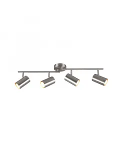 Reality spotlámpa 4 x max. 35 w-os gu10-es foglalattal ip20-as védettség matt nikkel kivitel modern megjelenés