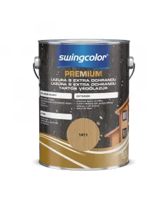 SWINGCOLOR - tartós védőlazúr - erdei fenyő 2,5L Kültéri használatra selyemfényű csepegésmentes időjárás- és uv-álló extra uv-szűrő