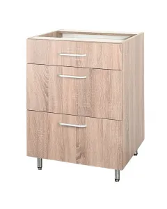 A szilvia konyhabútor család része mérete: 82 x 60 x 58 cm e1 minőségű laminált forgácslap korpusz toszkán tölgy színű fé