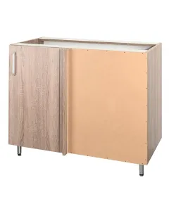 A szilvia konyhabútor család része mérete: 82 x 100 x 58 cm e1 minőségű laminált forgácslap korpusz toszkán tölgy színű f�