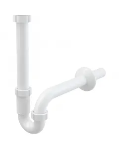 ALCA Csőszifon A80 (5/4, 32mm) Alca csőszifon anyag: polipropilén hőellenállás-vizsgálat: 95 °c csatlakozás a szennyvízcsőre: Ø32 mm leeresztő nélkül