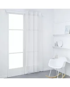 Félig áttetsző méret: 135 x 240 cm könnyen felakasztható függönyrudakhoz alkalmas elegáns megjelenés