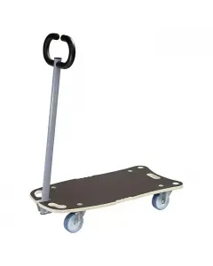 Wagner system kézikocsi star carrier mm1187  fa alapú, 80 × 40 × 14,5 cm méretű teherfelület rögzített alumínium vontatórúd, k