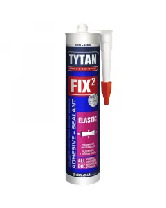 Tytan professional fix2 elastic - ragasztó-tömítő (fehér, 290ml)