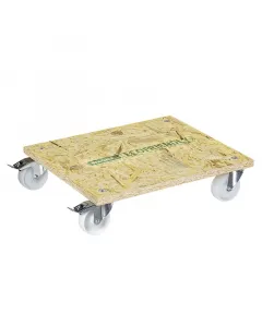 Terhelési felület osb-lemezből készült terhelési felület mérete 59 x 49 cm max. terhelhetőség: 400 kg négy szállítókerék ke