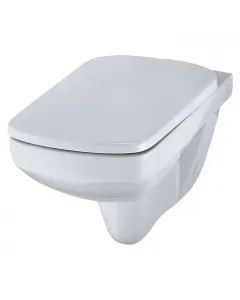 Camargue sydney mélyöblítésű fali wc szett modern, szögletes forma duroplast wc-ülőke lassú záródású zsanérokkal tartozék: ha